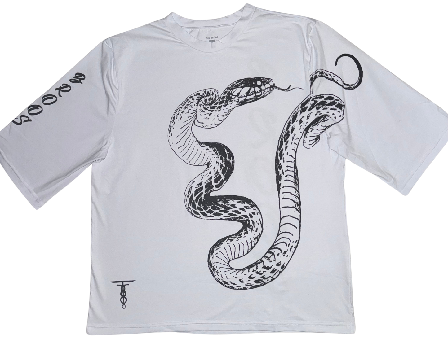 Unirich white snake t shirt